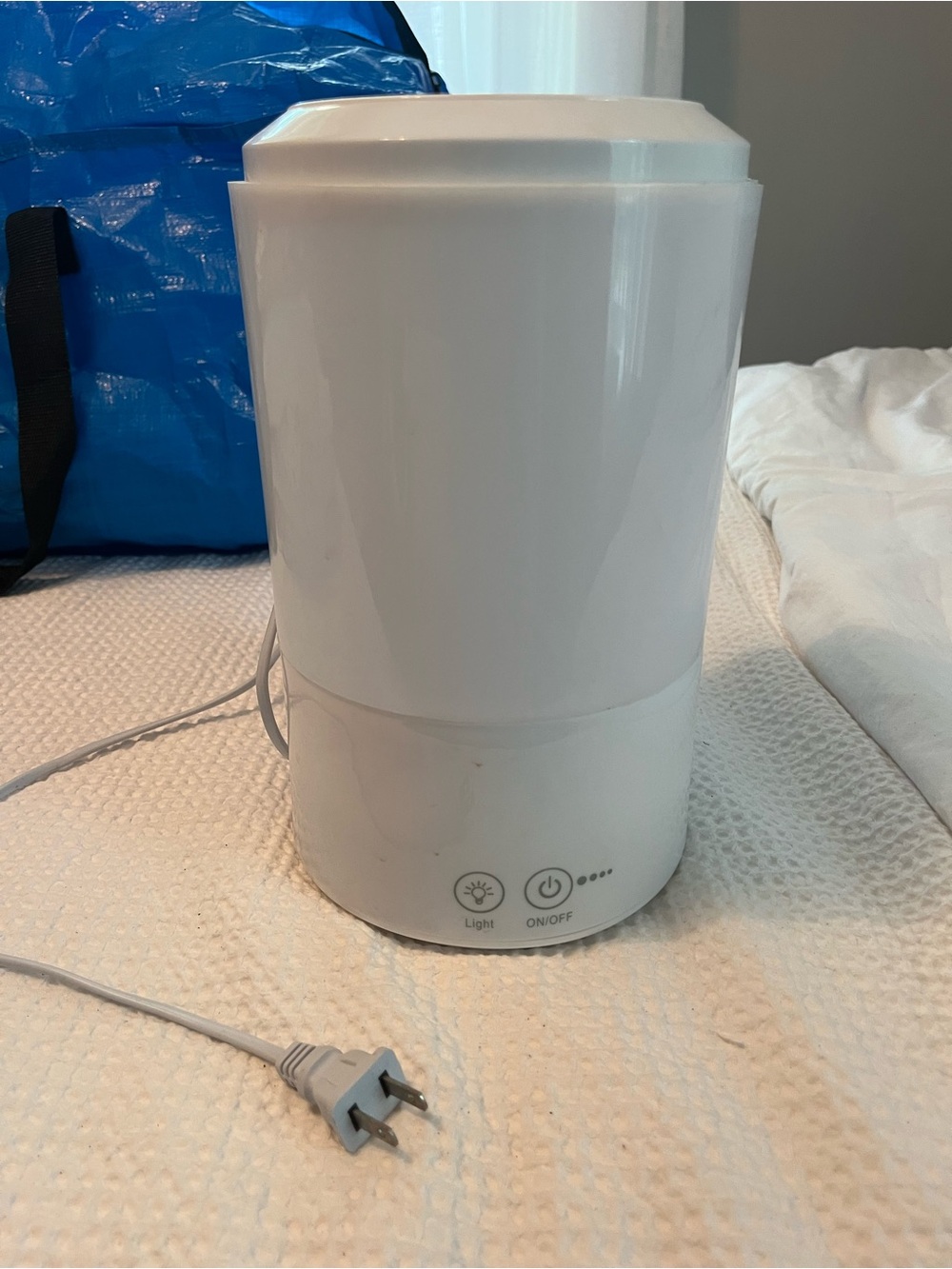 White Diffuser with LED changing Light